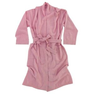 Cuddledown Belted Cashmere Robe in Pink